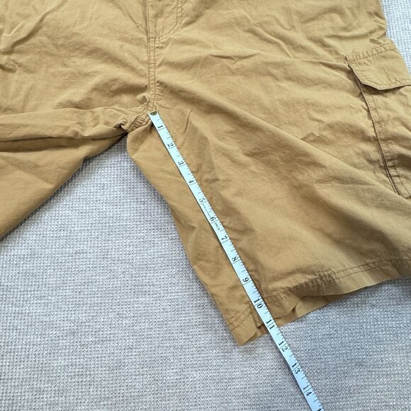 Paradise Collection Mens Cargo Shorts Khaki Canvas Utility Work Pocket Size 42 - Picture 12 of 15